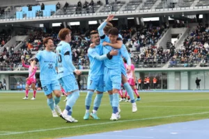 レイラック滋賀FC、開幕戦で快勝、観客数記録更新
