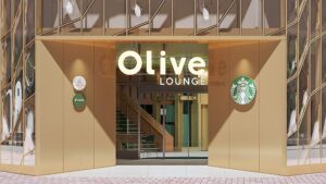 スタバ併設、三井住友銀行と三井住友カードが渋谷に「Olive LOUNGE」開設