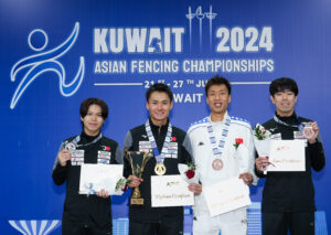 アジア選手権フェンシング男子フルーレ、日本勢がメダル独占
