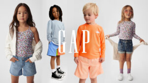 Gap キッズ＆ベビー、オンラインストアに夏の水着が登場