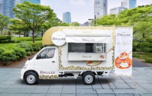 プレミアムアイス「BRULEE」のキッチンカー、アイスクリーム万博に登場