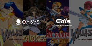 Oasys、レトロゲーム大手Ediaと提携