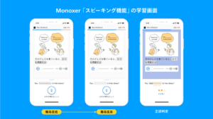 英語学習プラットフォーム「Monoxer」、英語スピーキング機能を強化