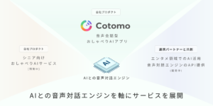 Starley社、おしゃべりAI「Cotomo」で7億円調達