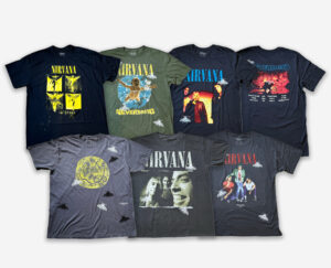 「NIRVANA」バンドTシャツのカスタマイズプロダクトが発売