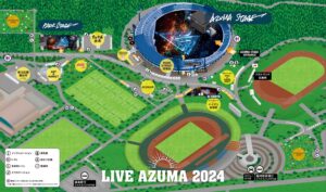 「LIVE AZUMA 2024」DJブース出演者発表、エリアマップも公開