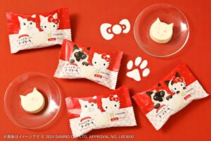 ハローキティ50周年記念でねこねことコラボ、限定グッズが10月1日発売