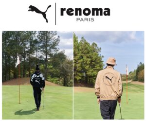 PUMA GolfとRenoma Golfが初コラボ、ジャケットやキャットなど12型を発売