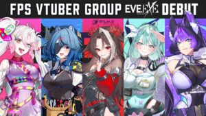 英語圏で活動する5人組VTuberグループ「EVE.EXE」がデビュー