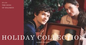 SLEEPY SLEEPY 2024 A/W HOLIDAY COLLECTION、雅歌のメッセージを込めた花と草木モチーフのルームウェア