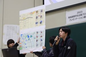 四天王寺大学の学生が羽曳野市と藤井寺市の活性化案を直接提案するコンテストを開催