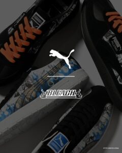 絶大な人気を誇る漫画「BLEACH」と「PUMA」のコラボアイテム発売