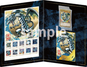 遊戯王25周年記念の浮世絵風「青眼の白龍」切手セット発売