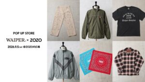 ZOZOとミリタリーショップWAIPER、千葉で9月5日に限定ポップアップ開催へ