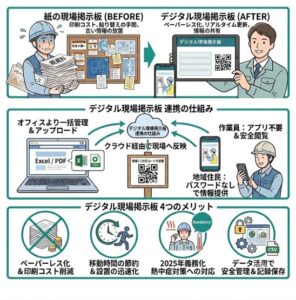 中日新聞東京本社など4社がデジタル現場掲示板事業を発足