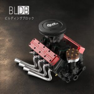BLDB、TOYAN製1/10スケールV8ガソリンエンジンモデルを発売