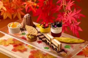 リーガロイヤルホテル京都、秋の味覚のジオラマ・アフタヌーンティーを10月より販売へ