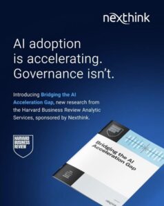 企業の58％でAI利用拡大にガバナンス追いつかず　Nexthink調査