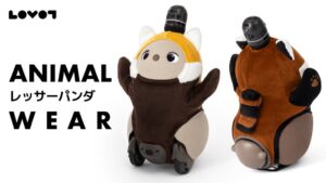 GROOVE X、LOVOTのレッサーパンダモチーフ新作ウェアなど全8種を9月11日発売へ