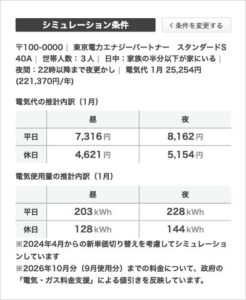エネチェンジ、電気料金シミュレーション結果に電気代と使用量の推計内訳を追加