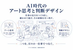 リクエスト、実務資料 AI時代のアート思考と判断デザイン を公開