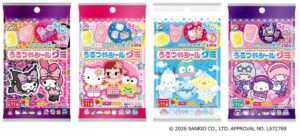 不二家 ペコ×サンリオキャラクターズうるつやシールグミを2026年9月15日発売へ