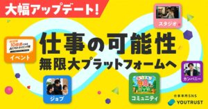 YOUTRUSTがサービス刷新 発見タブ新設やビジネスメディア機能の強化を実施