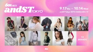 60%が原宿でポップアップ開催へ 日本初リアル出店含むアジア13ブランド集結