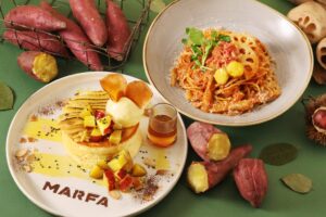 MARFA CAFEに秋限定のパンケーキとデミグラスパスタが登場