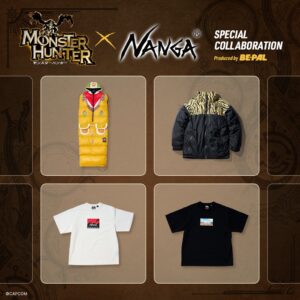 モンスターハンターとNANGAがコラボ 寝袋やダウンジャケットなど予約販売へ