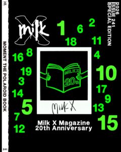 ジュン運営のV.A.でMILK Xの20周年記念本とTシャツを限定発売へ