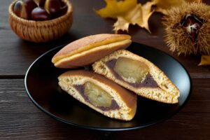 お菓子のたいようが一粒栗を包んだ栗どら焼きを9月10日より発売へ