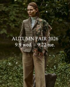 ルック展開のSCAPAがAUTUMN FAIR 2026を9月9日より開催へ