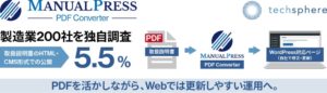 テックスフィア、PDF取扱説明書をWeb変換する新サービスの先行提供開始
