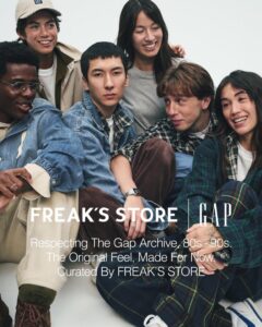 FREAK’S STOREがGapとの日本限定コレクション全13型を9月17日に発売へ
