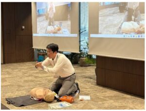 野村不動産が全国30の住宅販売拠点で一斉防災訓練を実施 AED講習会も