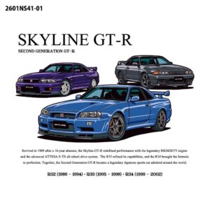 CAMSHOP.JPが日産公認のSKYLINE GT-R Tシャツを発売