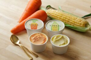 坂ノ途中が野菜とであうジェラート発売 とうもろこしとにんじんの2種類