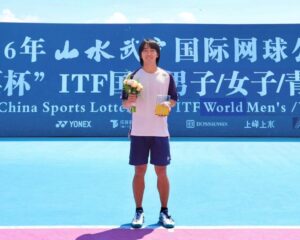 ノア所属の富田悠太が武寧オープン男子シングルスで国際プロ大会初優勝