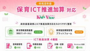 キッズビューが国の保活情報連携基盤と連携 保育業務管理PFとも連携へ