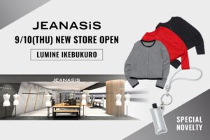 JEANASISルミネ池袋店が2026年9月10日にリニューアルオープンへ