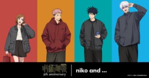 niko and …がアニメ呪術廻戦とのコラボアイテムを9月29日より発売へ