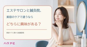美容ケアで興味ある施設は鍼灸院が62％ 和美茶美が女性500名に意識調査