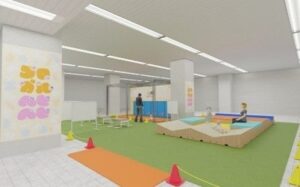 新山口駅で３歳以下対象の遊び場コロガルべびべび開催へ 10月３日から