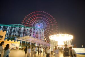 バームクーヘン、夜の遊園地合コンに過去最多の4,500名が来場 熊本