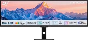 INNOCNが49インチモニターE49M1RをAmazon.co.jpで発売
