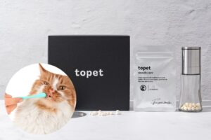 topetの犬猫用口腔ケア商品お口のふりかけが累計1,000万食を突破
