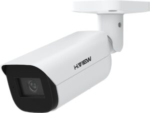 H.VIEWのPoE防犯カメラHV-500G10A5 夜間カラー撮影やAI検知に対応
