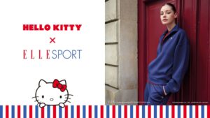ELLE SPORTがハローキティとコラボしたアパレル全4アイテムを発売へ