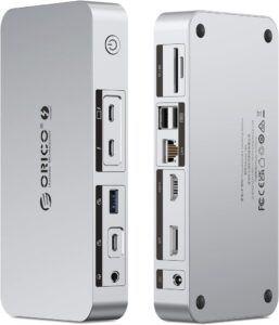 ORICOがThunderbolt 4認証の12-in-1ドック発表 8K出力対応